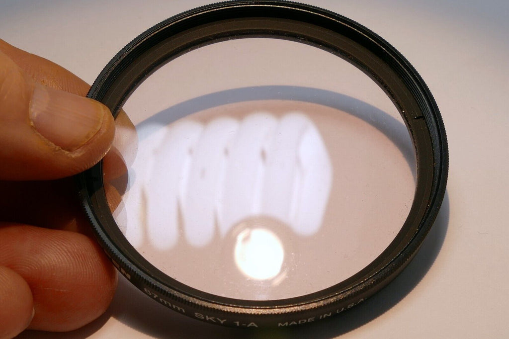 Tiffen 67mm filter made in USA 1A Sky skylight warming for overcast day