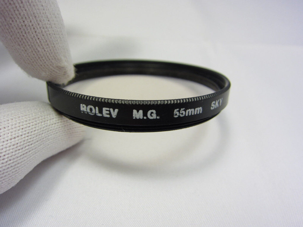 Used ROLEV 55mm M.G. SKY Lens Filter Skylight 1A  Made in Japan 6407057