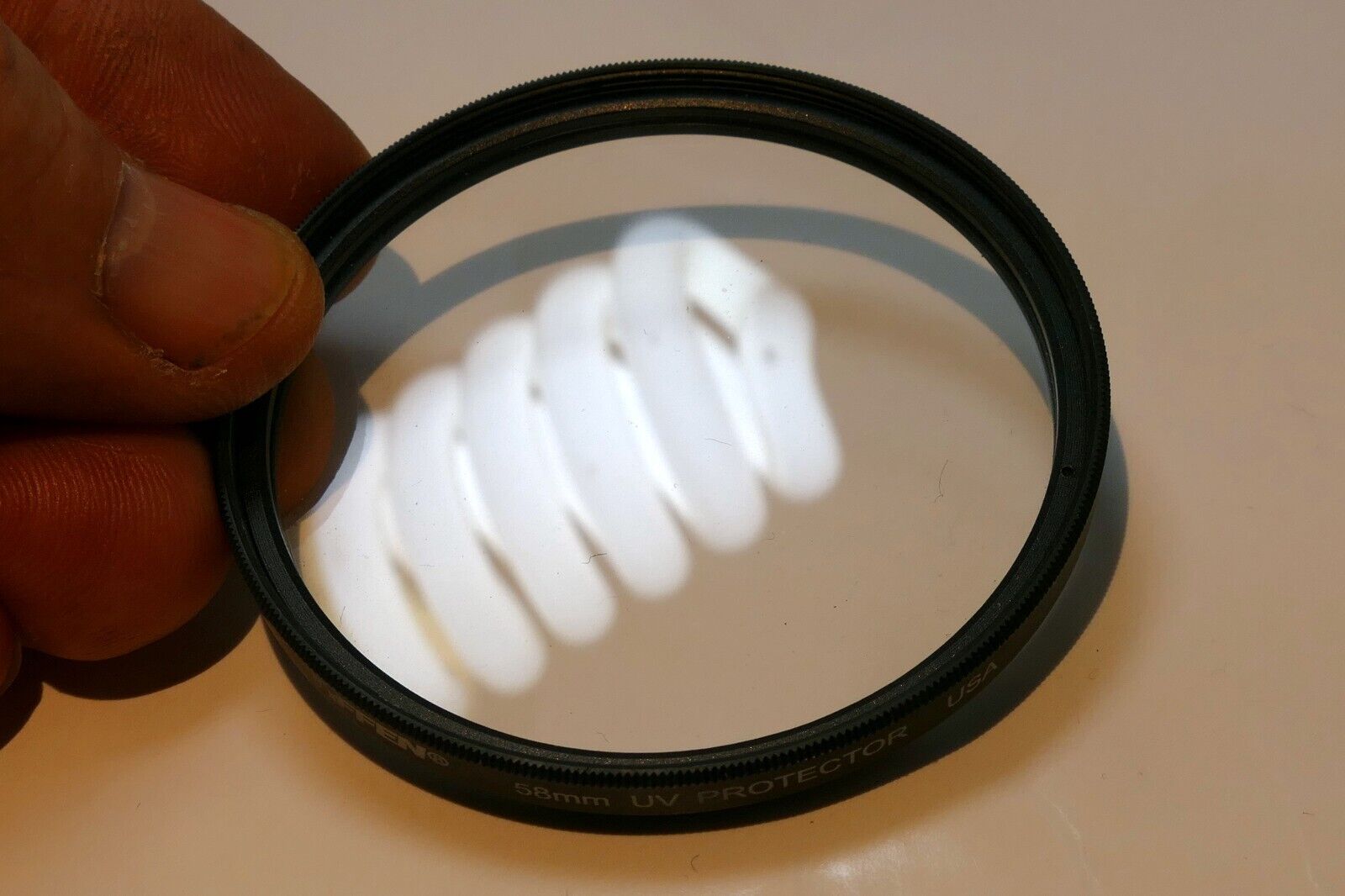 Tiffen UV 58mm Lens Filter Clear Lens Protector made in USA - OEM Genuine