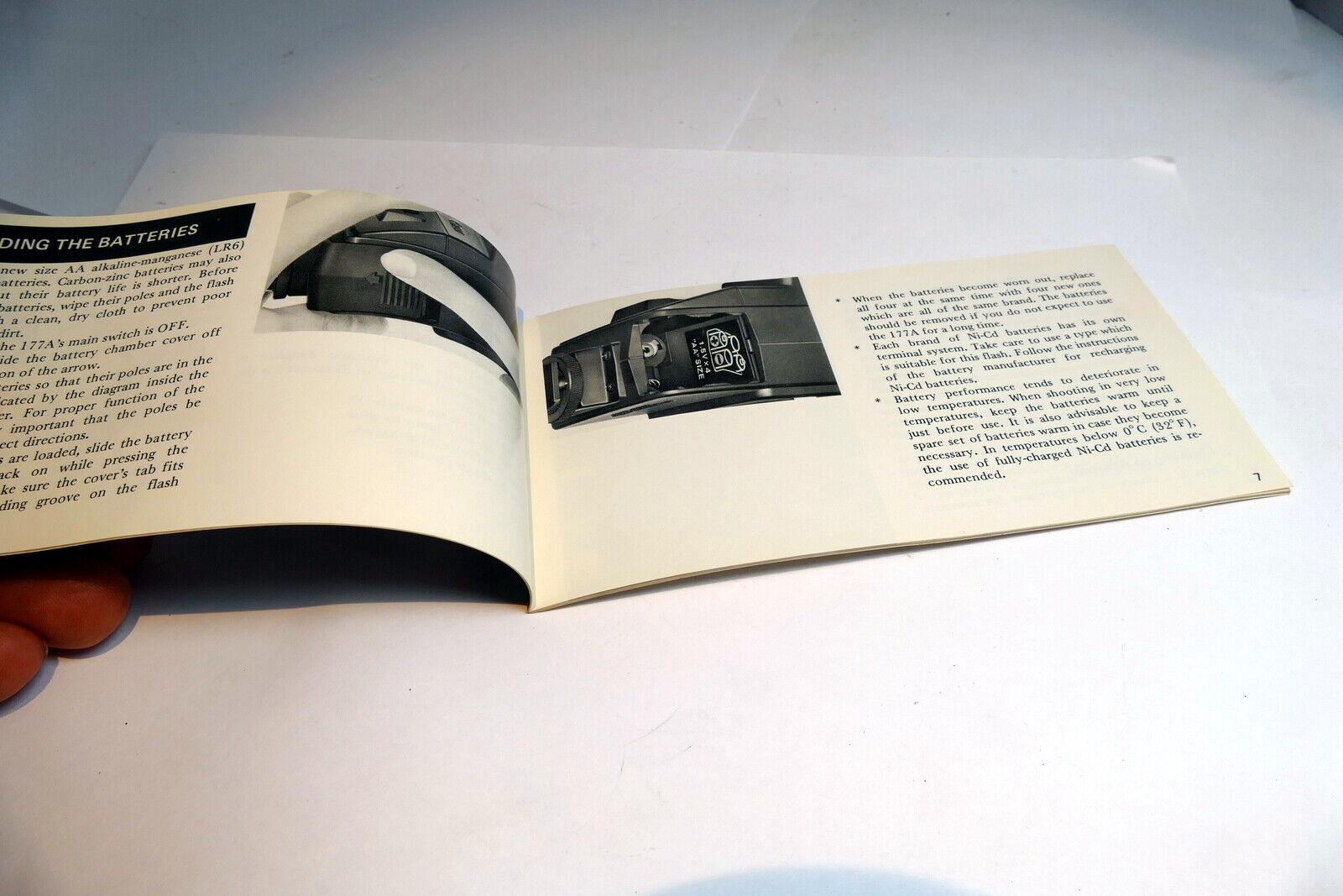 Canon Speedlight 177A flash Instructions manual Guide English E