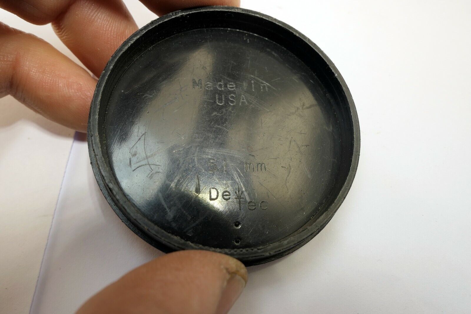 Detec Plastic 49mm Lens Front Cap for f1.4  50mm f1.7 f2 slip  on type