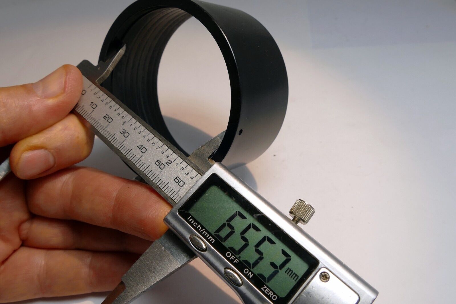 62mm OD Lens Hood Shade  plastic slip on type for 70-210mm 80-200mm