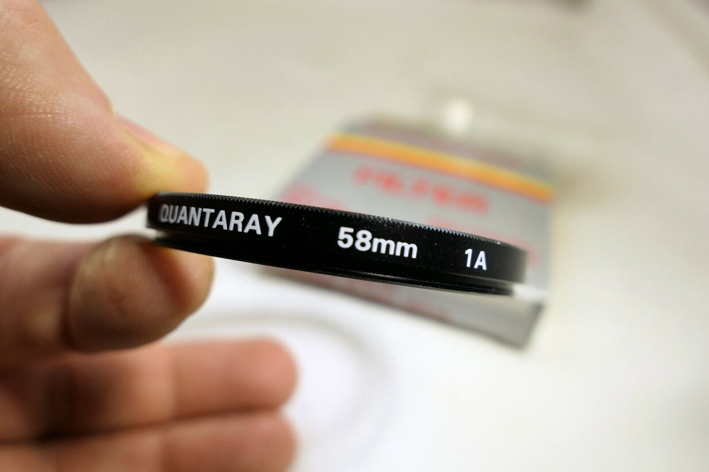 Quantaray 58mm 1A Skylight Lens filter made in Japan Boxed