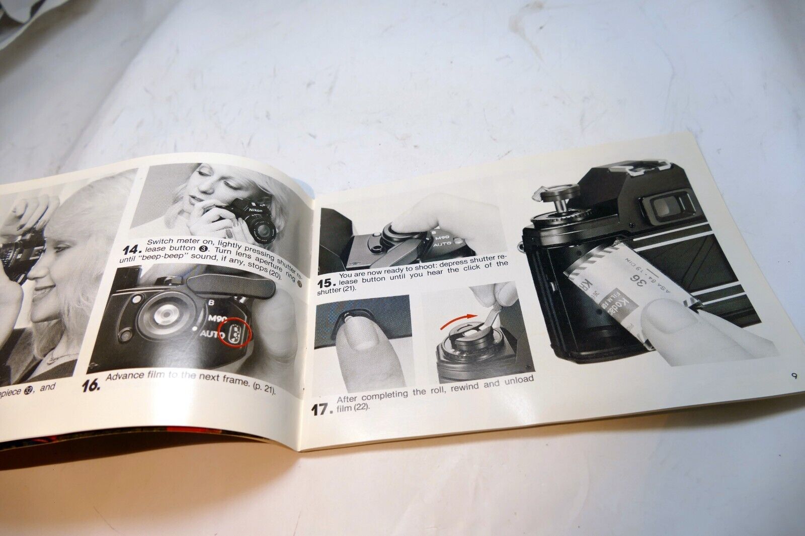 Nikon EM Camera Instructions manual guide English EN - vintage