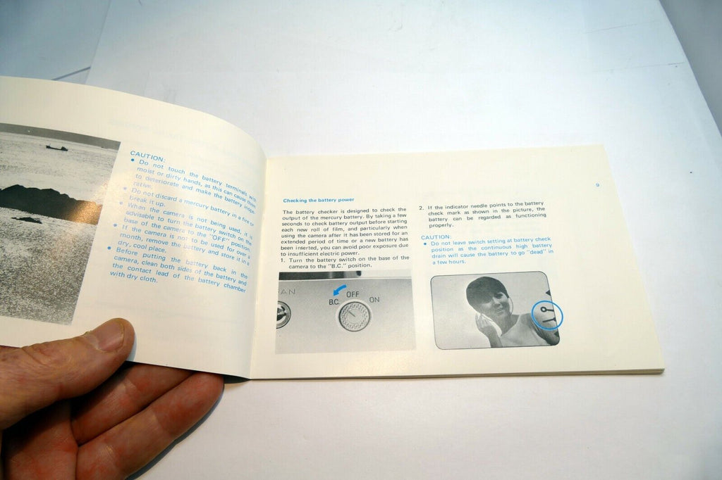 Minolta Camera SRT SC SR-TSC  Owner's Manual Guide instructions English En