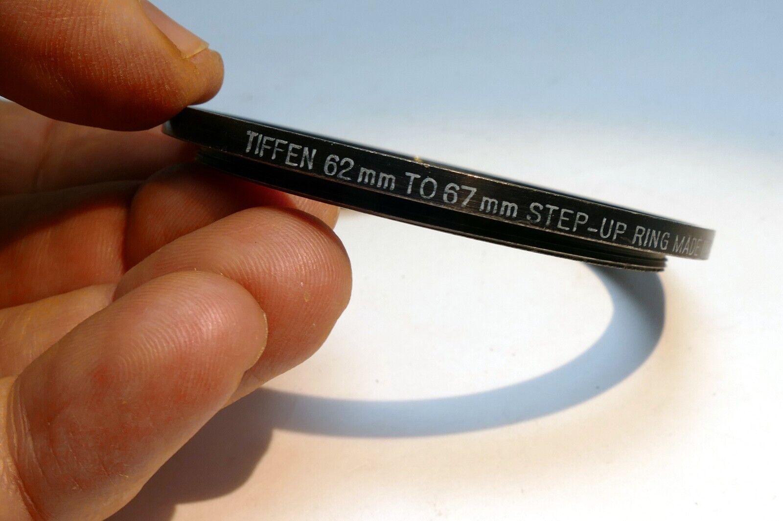 Ring adapter 62mm step-up to 67mm  ring for 8 VIII 66.6mm holder Tiffen USA
