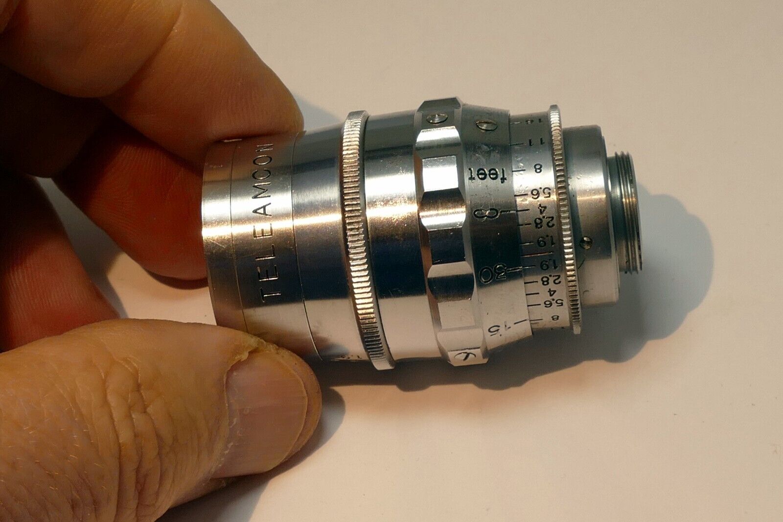 Teleamcon 38mm 1 1/2 INCH F1.9 TELEPHOTO 8MM Lens for 8mm MOVIE CINE C