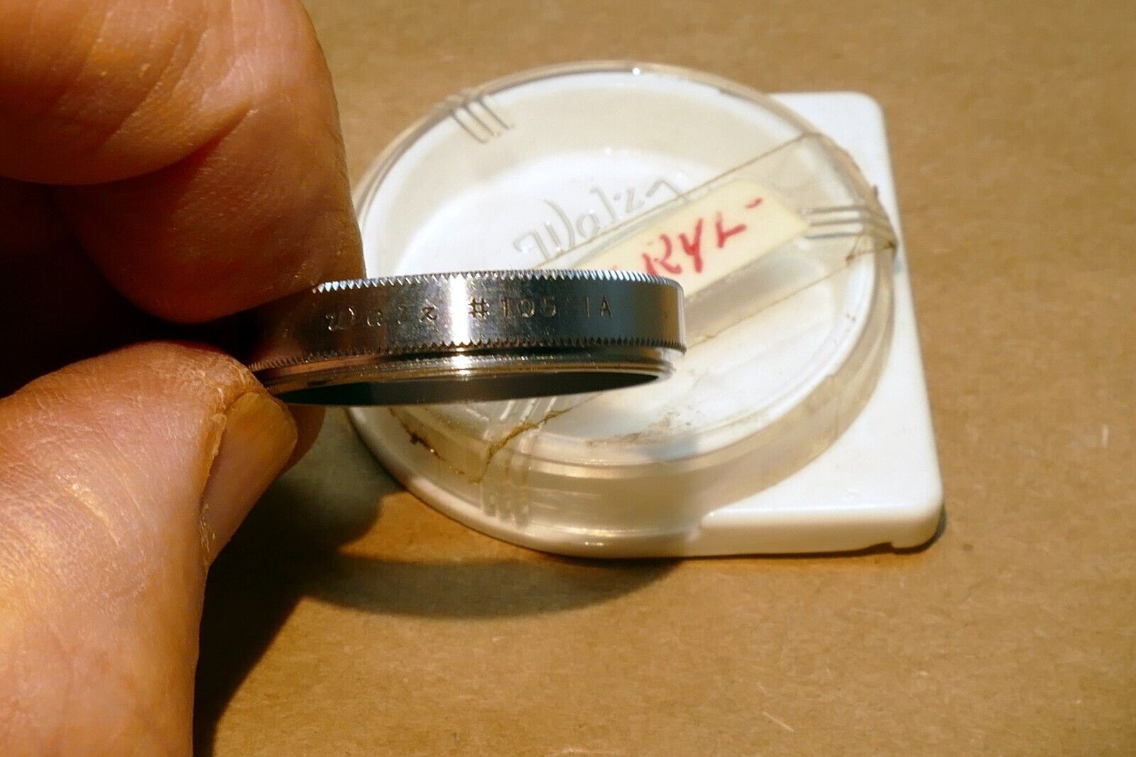 27mm Walz #105 1A Skylight  Filter for Contaflex Tenax