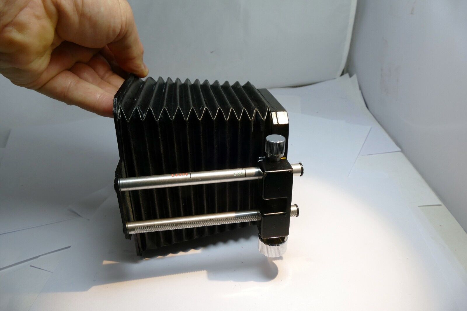 Mamiya 645 Pro Bellows Lens Hood (missing lens ring)