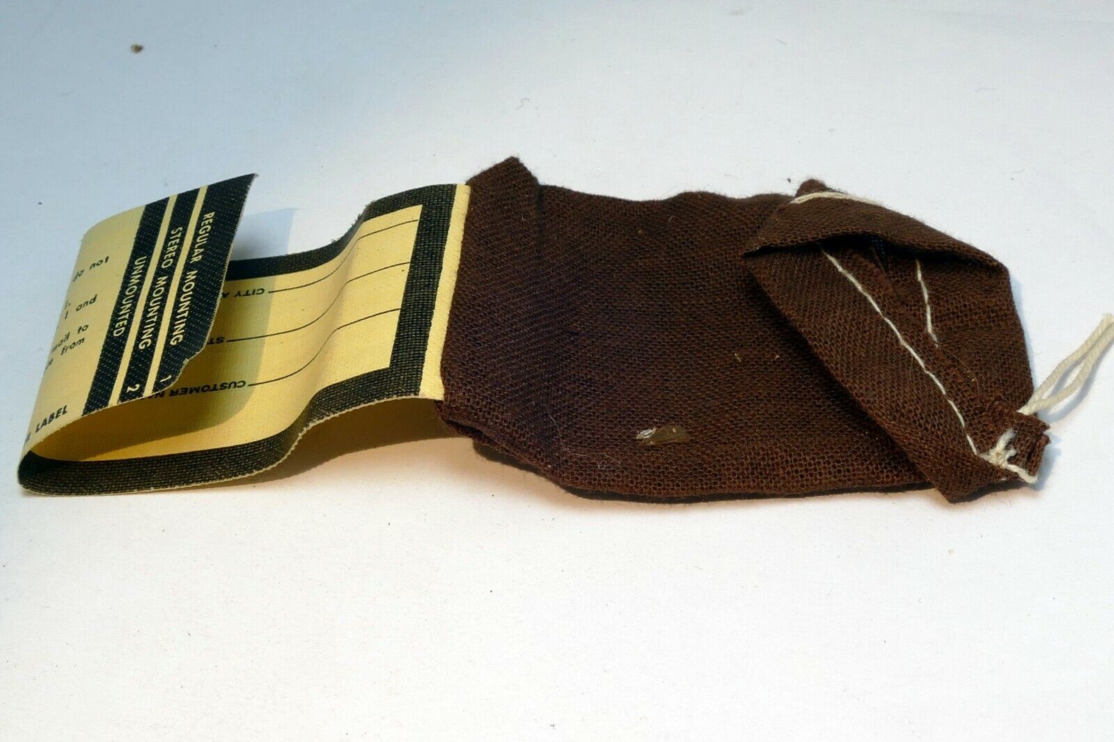 Soft case for film processing vintage 1960's