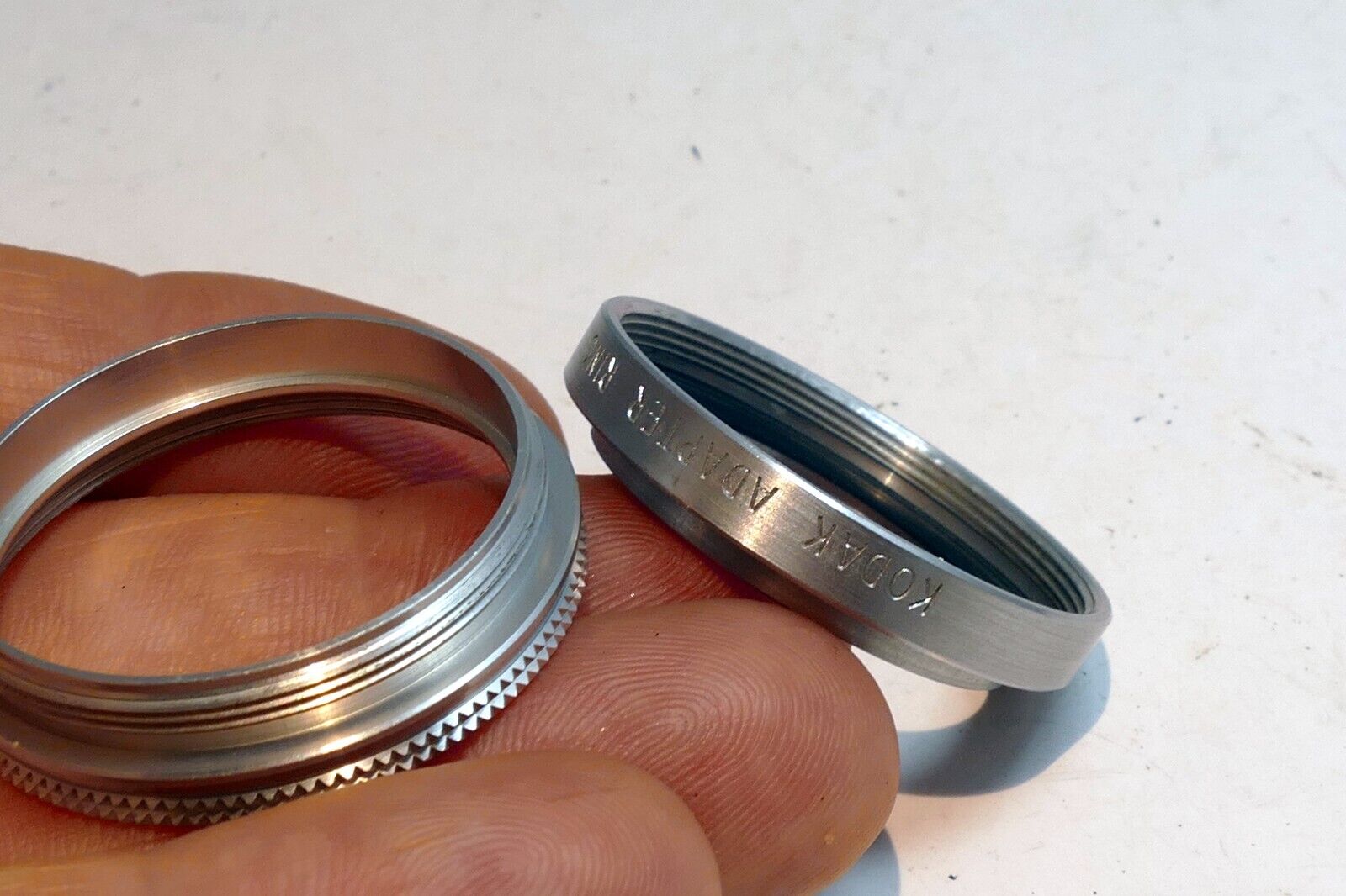 27mm ID  to series V 33.3mm metal filter holder adapter w/ Female threads No 53