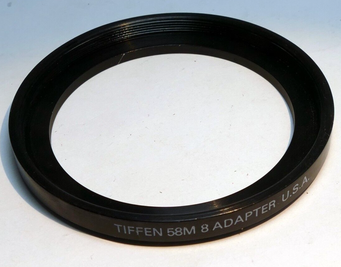 series VIII adapter 58mm step-up ring for 8 VIII 66.6mm holder Tiffen USA