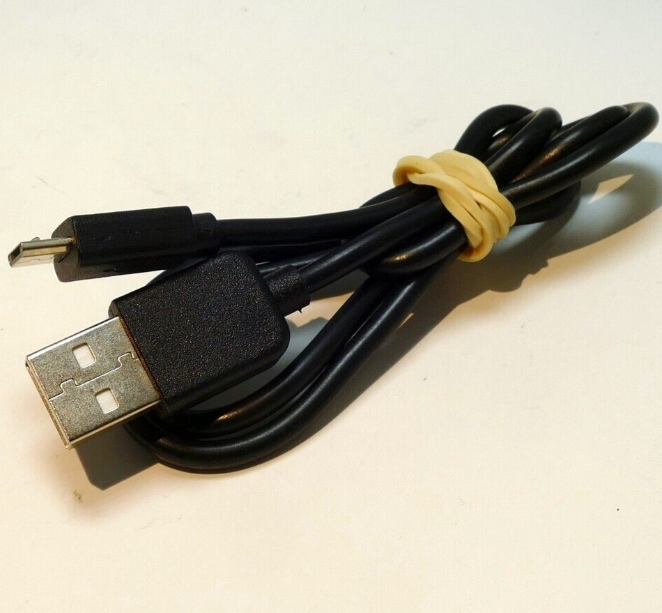 Mcro B to USB type A 2.0 Cable Black 2 feet long