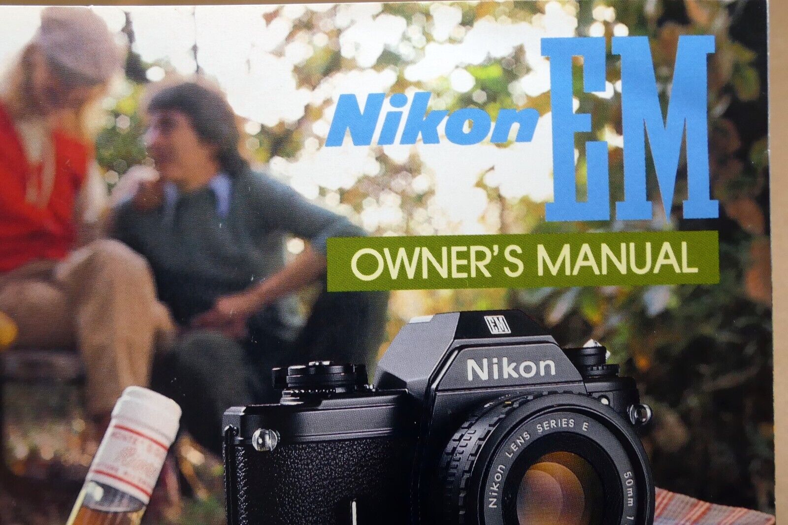 Nikon EL 35mm Photo Guide camera instruction  - OEM 1970's