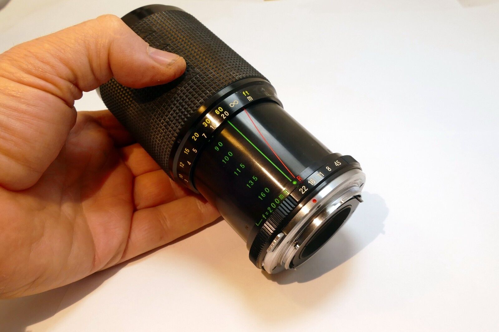Rokinon 80-200mm f4.5 lens for Olympus OM with Haze (AS IS Parts or Repair)