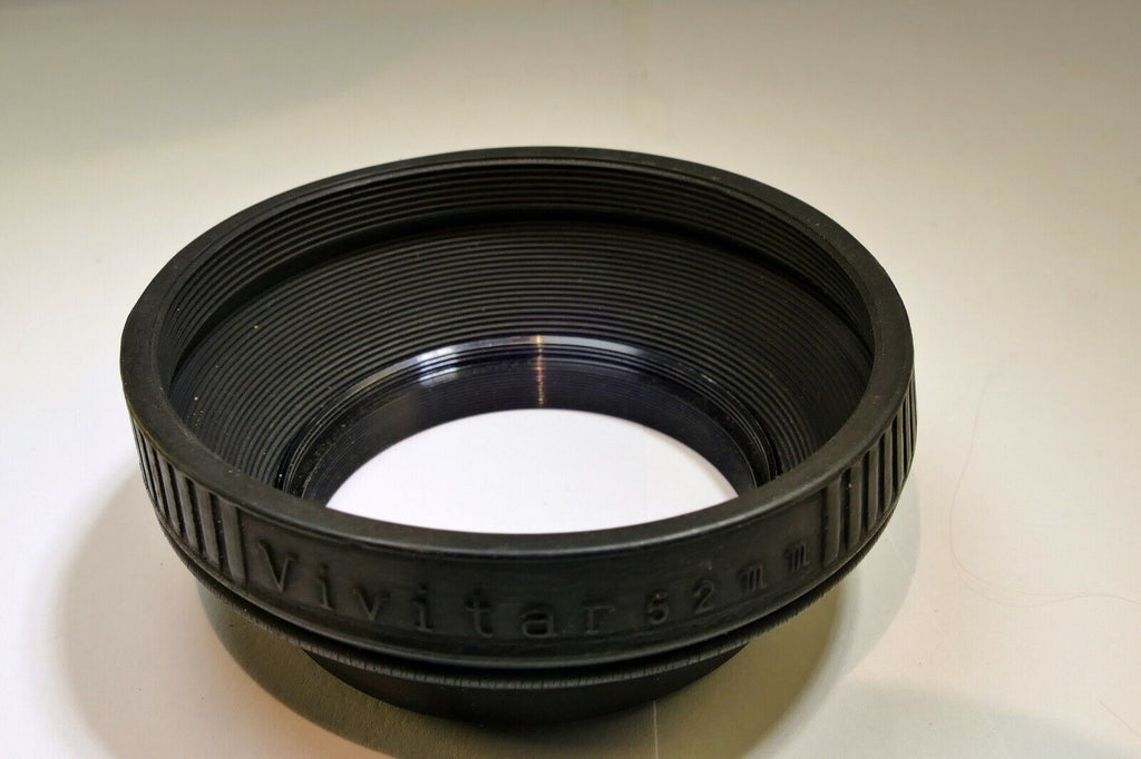 52mm Rubber Lens Hood Shade double threaded for 50mm f1.8 f1.7 lenses