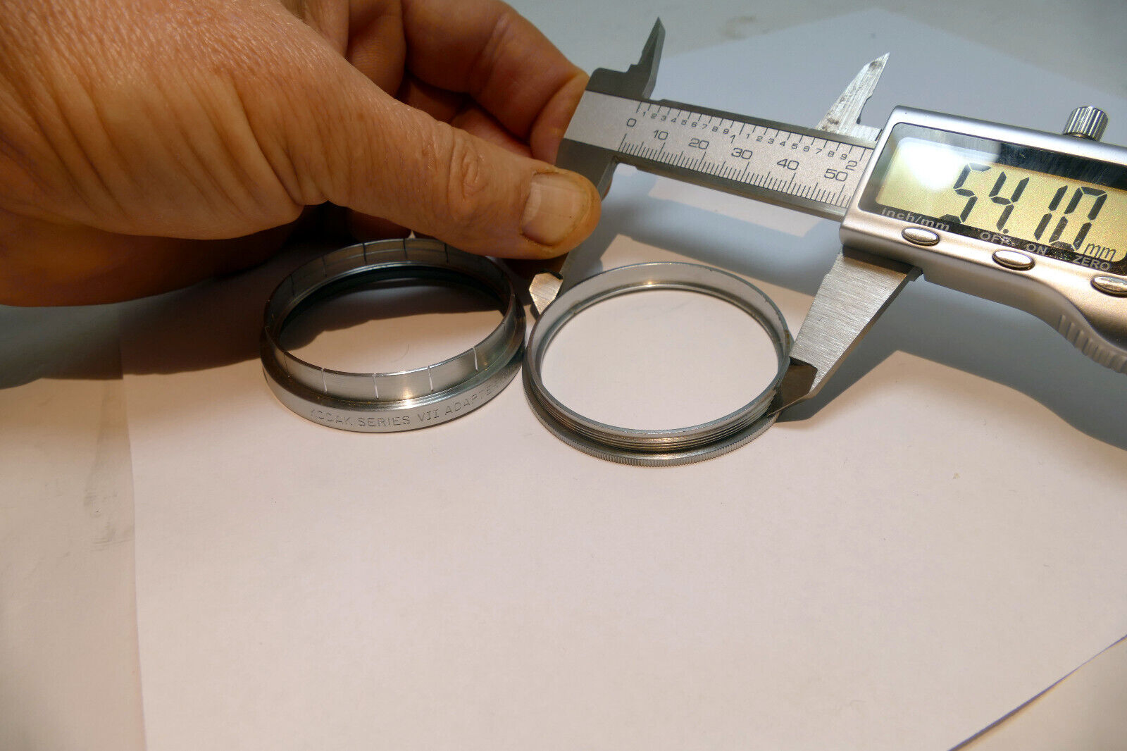 Kodak Series 7 VII Adapter with Retaining ring 2" 50.5mm Slip on type