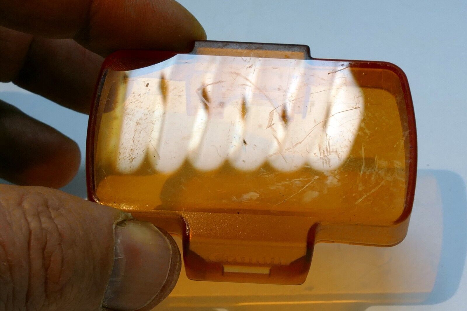 Canon  Incandescent Filter for 430  for flash speedlight warming amber color