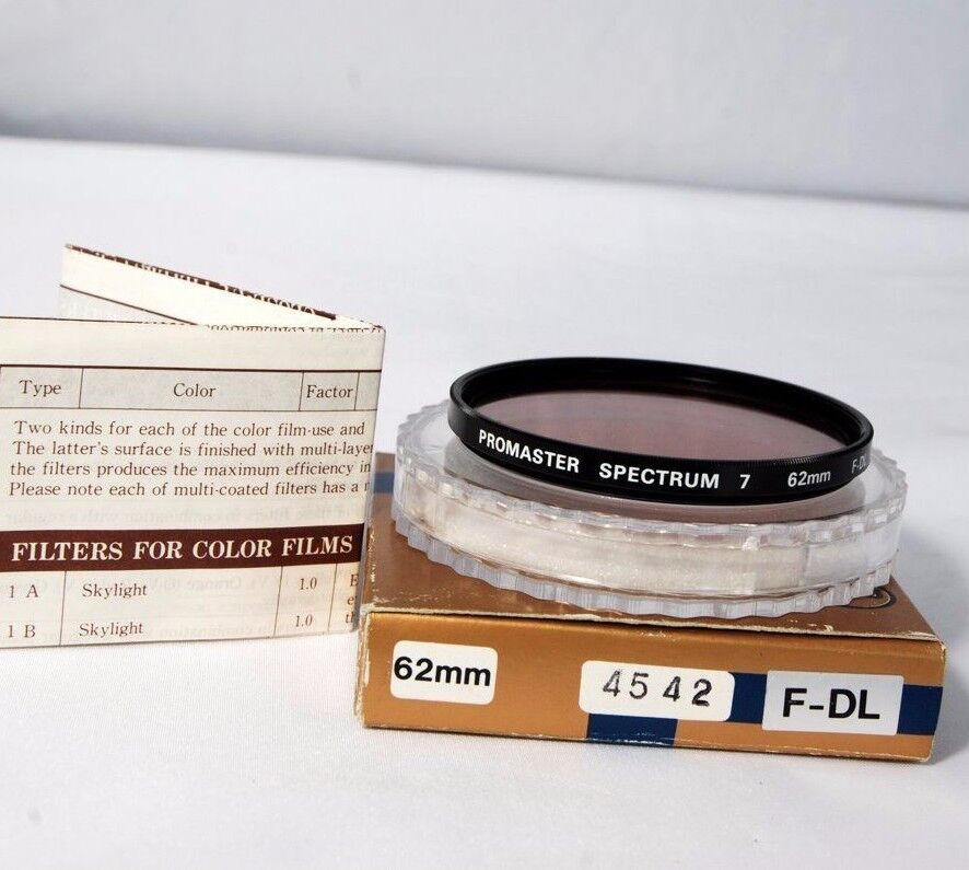 Promaster Spectrum 7 62mm F- DL  Filter used Day