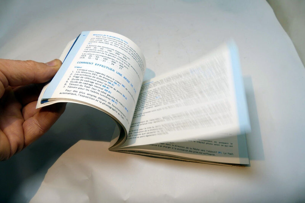 Minolta Hi-Matic AF2 Film camera manual  Instruction Guide E English Fr ES Gr