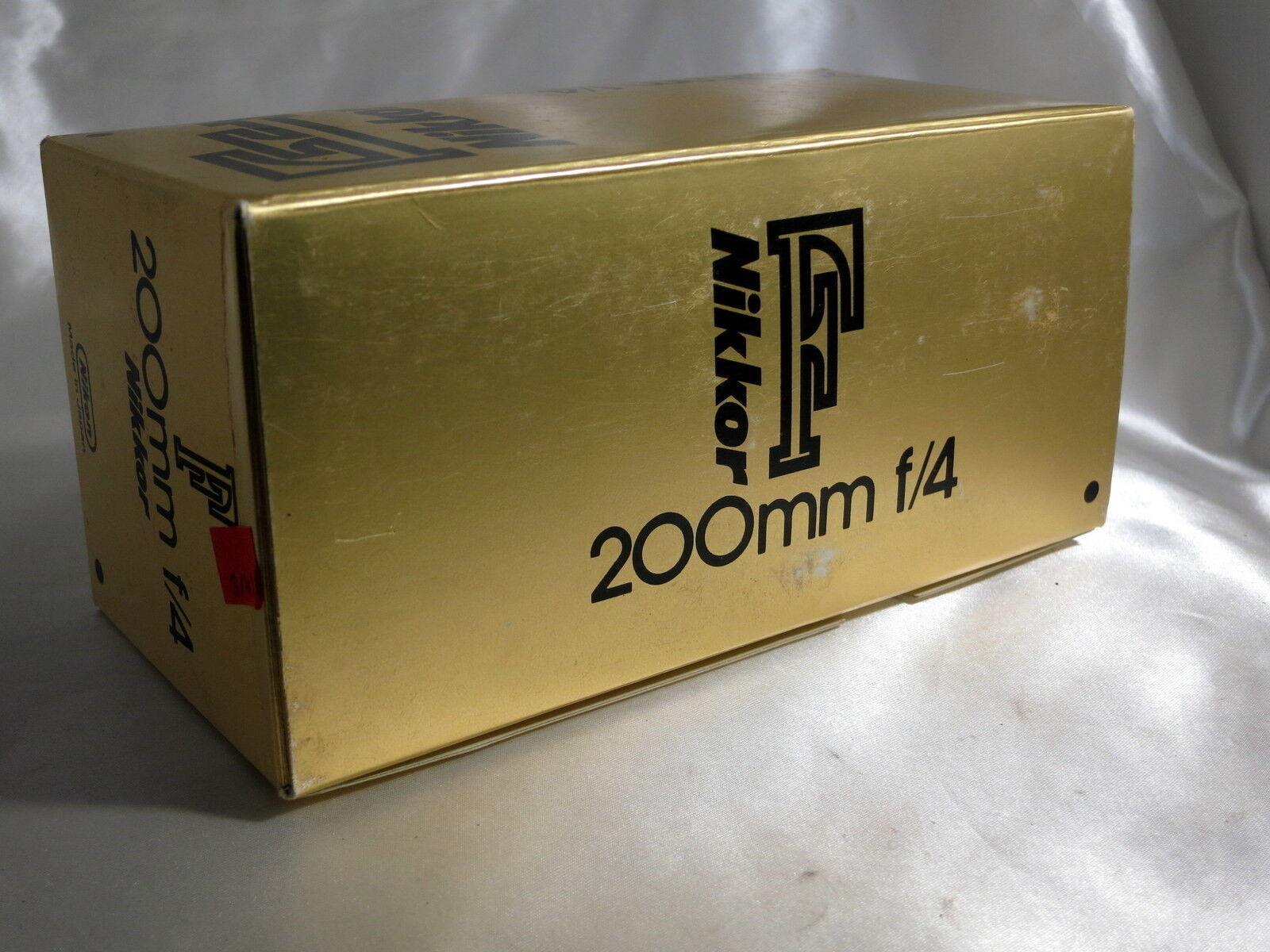 NIKON Nikkor F 200mm f/4 Lens Empty Box (only!) Made in Japan 5403010