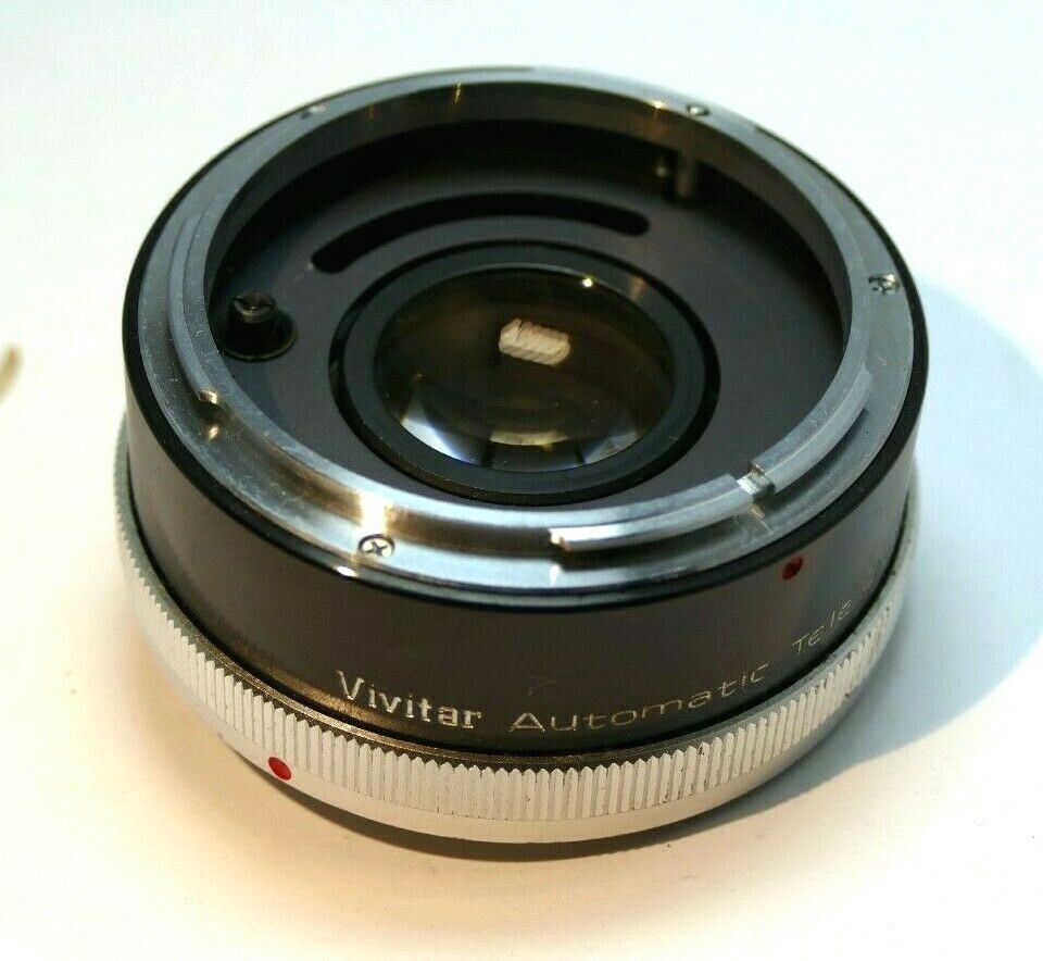 Vivitar 2X Lens Teleconverter Extender for Canon FD/FL manual focus 50mm f1.8