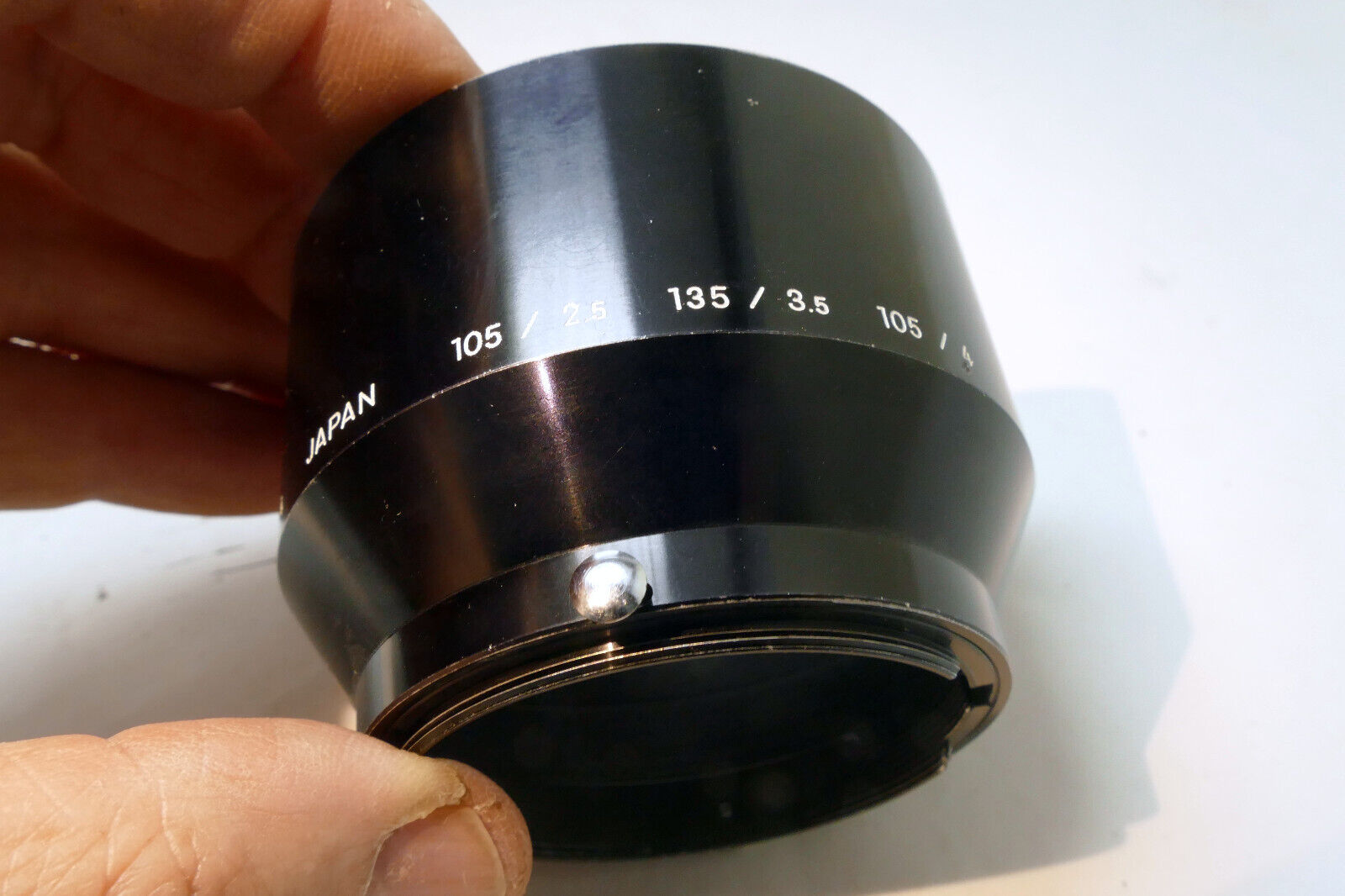 Nikon HS-4 Lens Hood Metal for 105mm f4  Micro Nikkor Ai Ai-s snap on