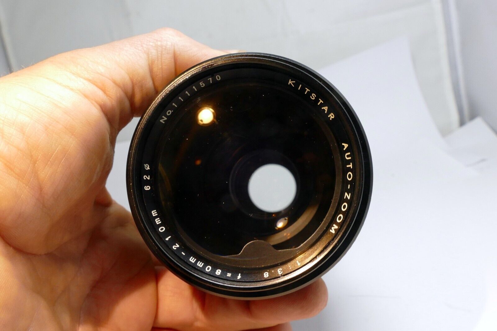 Kitstar 80-210mm f3.8 FD Lens for Canon manual focus telephoto  sticky aperture