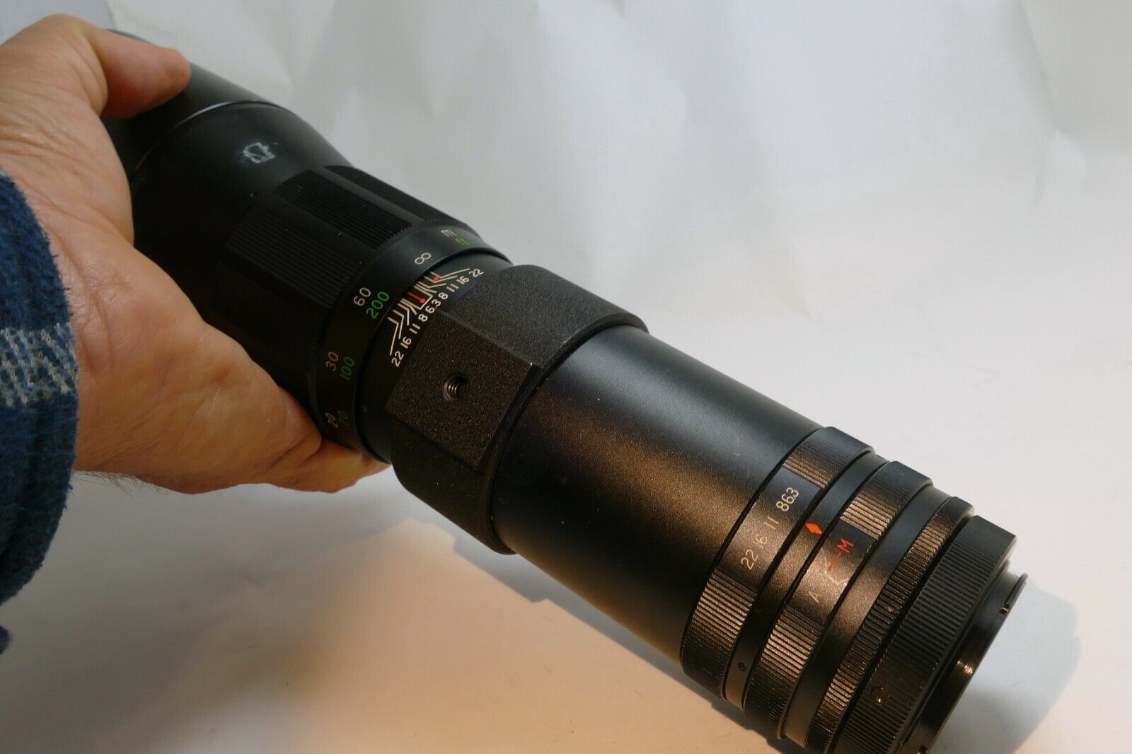 Ricoh Rikenon PK 400mm f6.3 Lens T2 mount - parts or repair - Not working AS IS