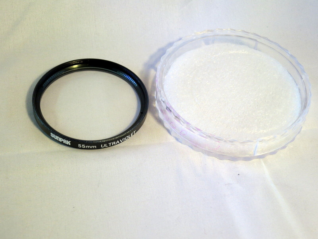 SUNPAK Genuine 55mm Ultraviolet UV Lens Filter with case 6106018