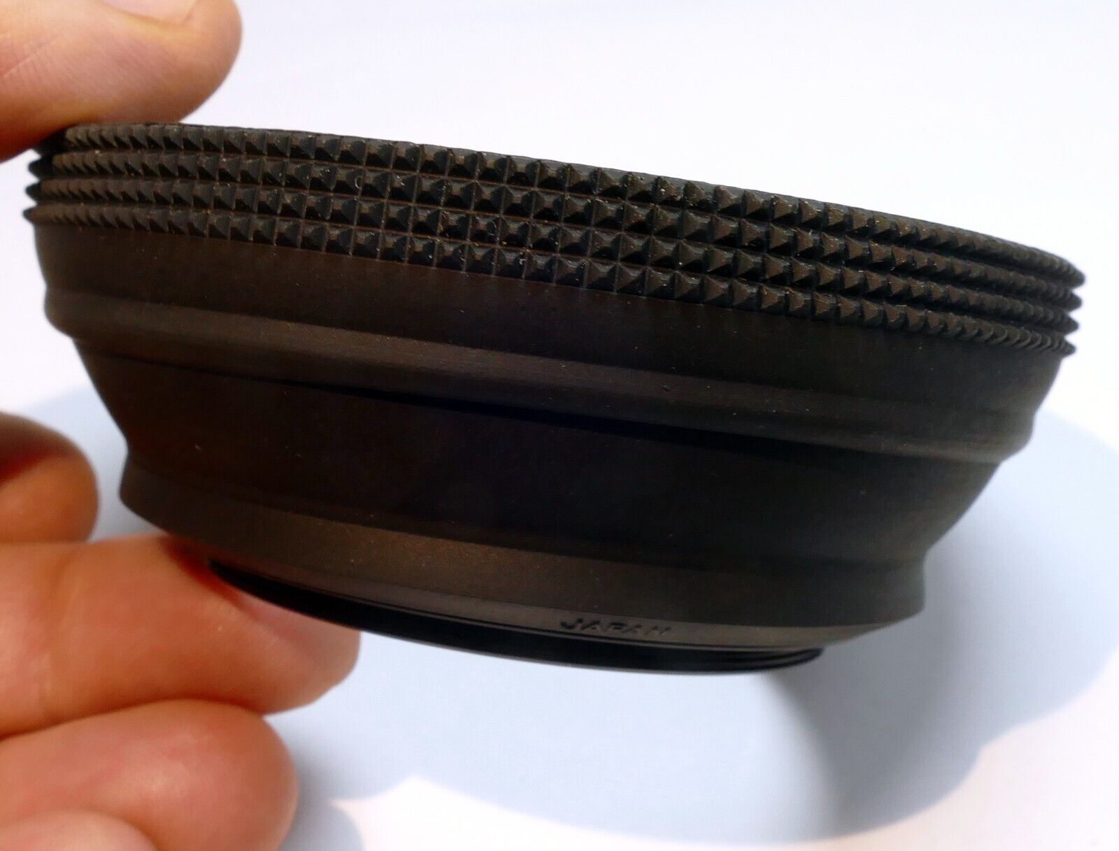 58mm Rubber Lens Hood Shade Double threaded collapsible wide angle