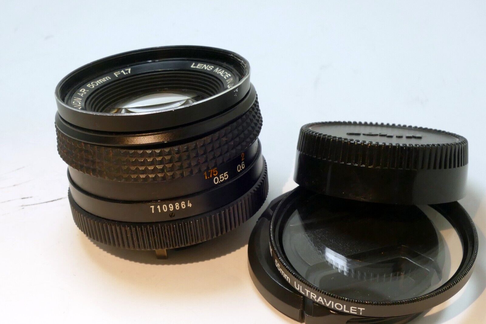 Konica Hexanon AR 50mm f1.7 Manual Focus Prime Lens  -