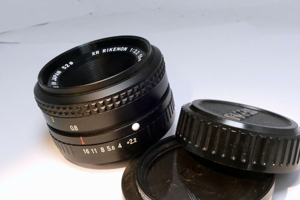Rikenon 55mm f2.2 XR Rikoh lens for for Pentax K PK mount excellent  condition