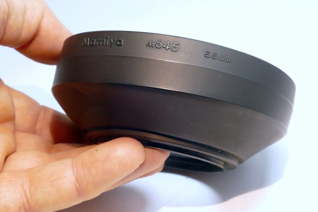 Mamiya 70mm 80mm f2.8 Lens Shade Hood 58mm Sekor CE M 645 - genuine OEM