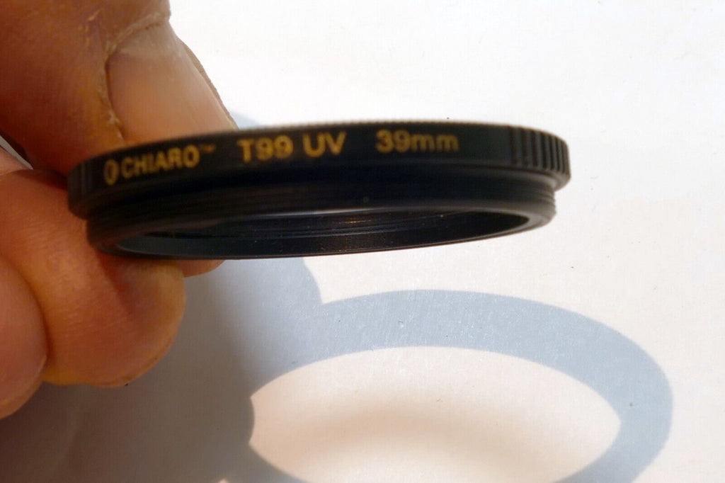 Chiaro T99 39mm UV Lens Filter Multi-Coated 99-UVBTS39m with ribbed rim