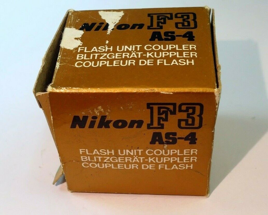 Empty Box (only)  for Nikon  AS-4 flash coupler unit adapter