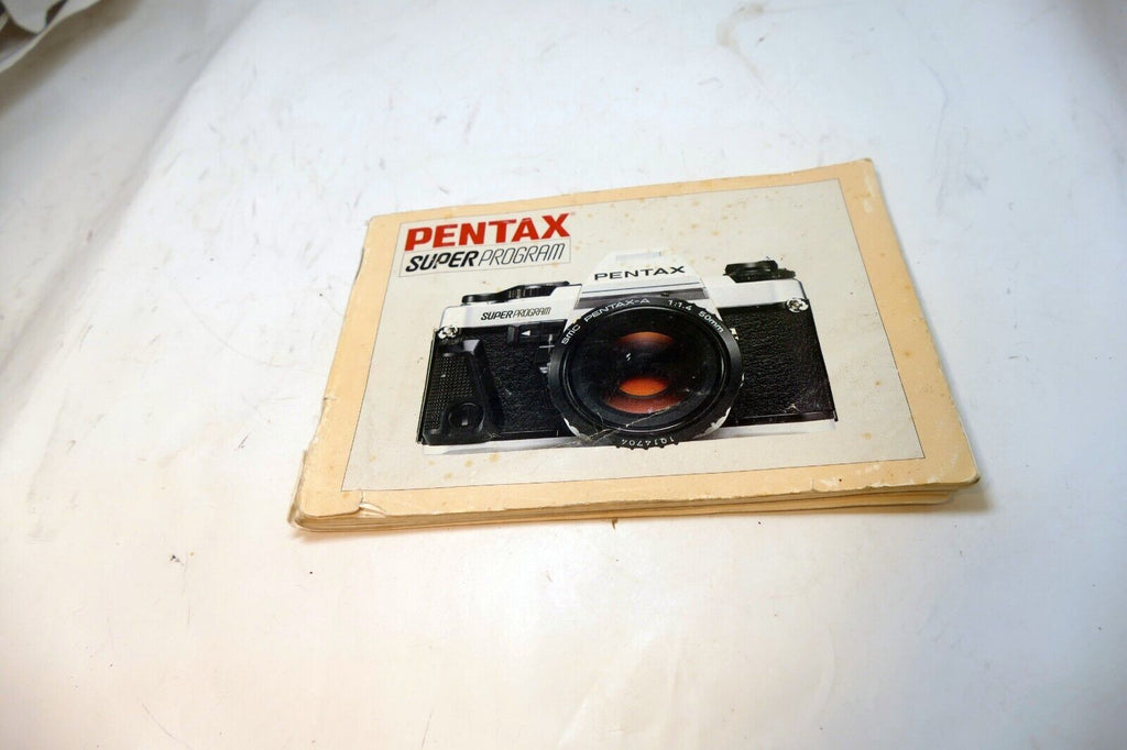 Pentax Super Program Camera INSTRUCTION manual GUIDE English EN
