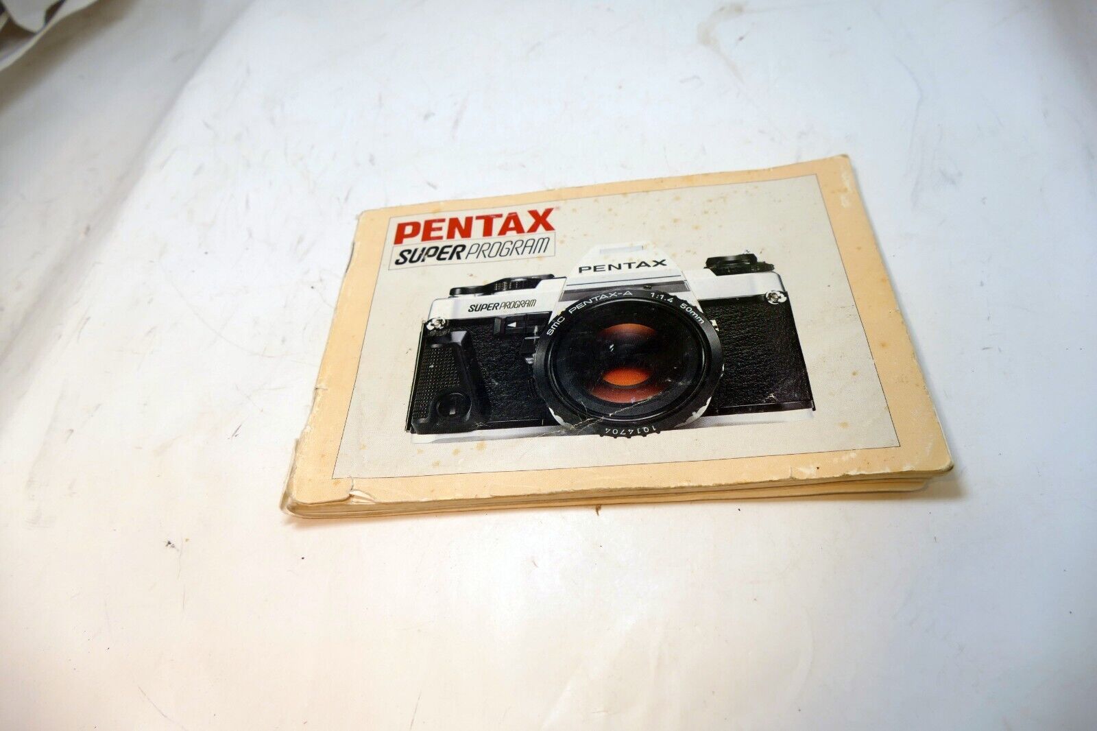 Pentax Super Program Camera INSTRUCTION manual GUIDE English EN