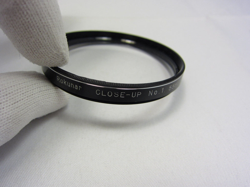 Used Rokunar Close-Up No.1 +1 Macro 55mm Lens Filter Made in Japan N103037