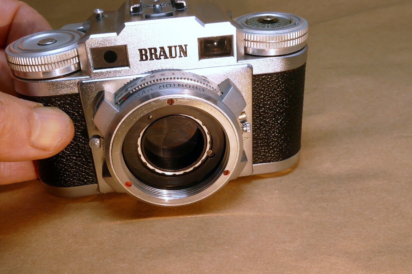 Braun Nurnberg Super II rangefinder camera body only double stroke winding