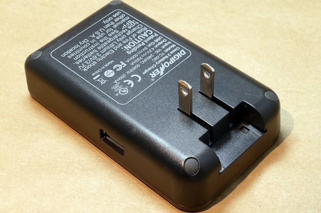 DIGIPower TC-55C Class 2 Travel Battery Charger for Panasonic Digital Camera 55C