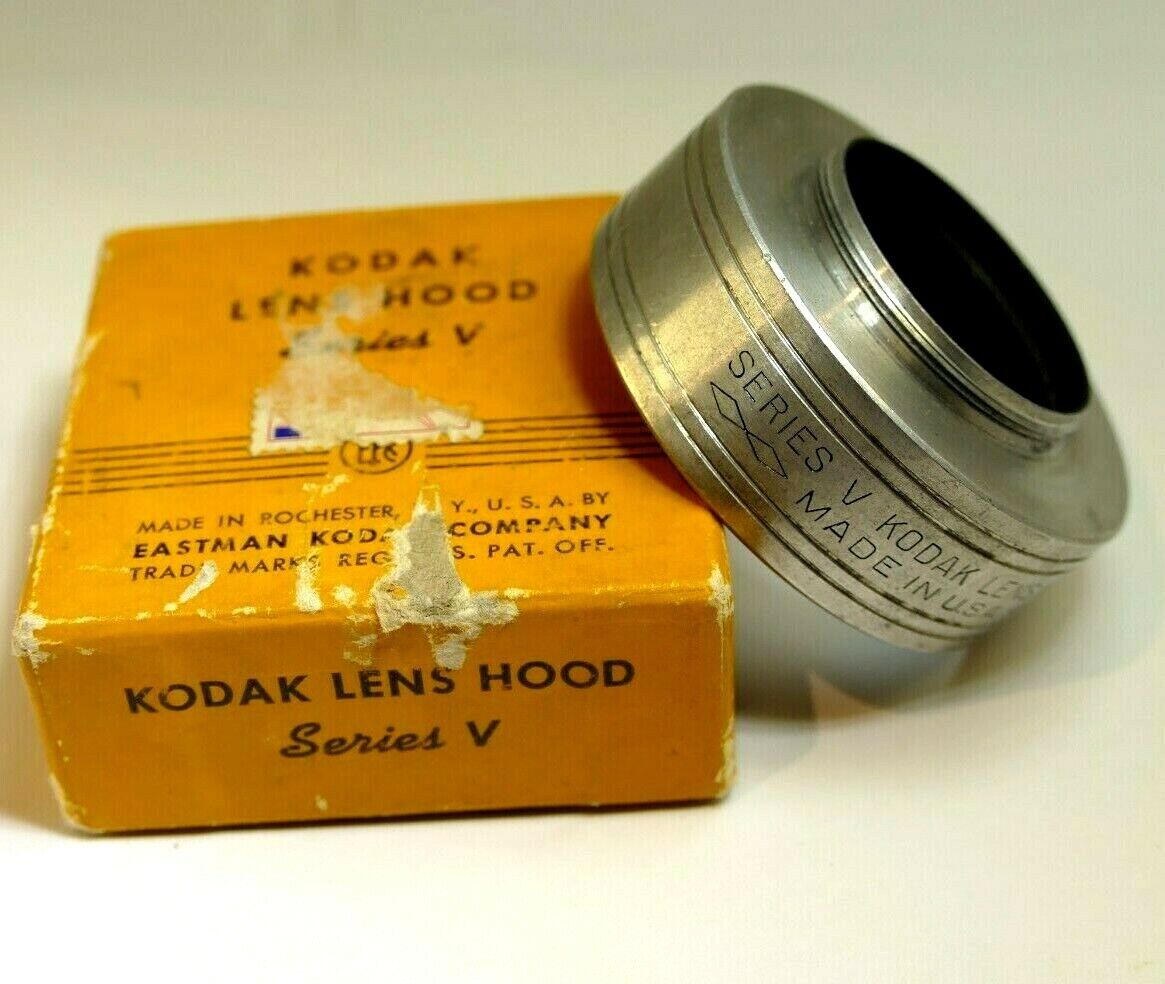 Kodak 34mm Metal Lens Hood screw in type for series 5 V adapter 33.3mm OD