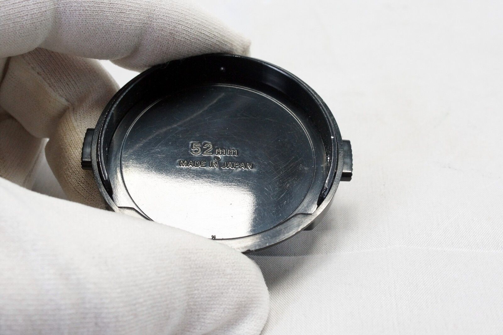 Nikon 52mm Black Lens Cap snap on type vintage genuine