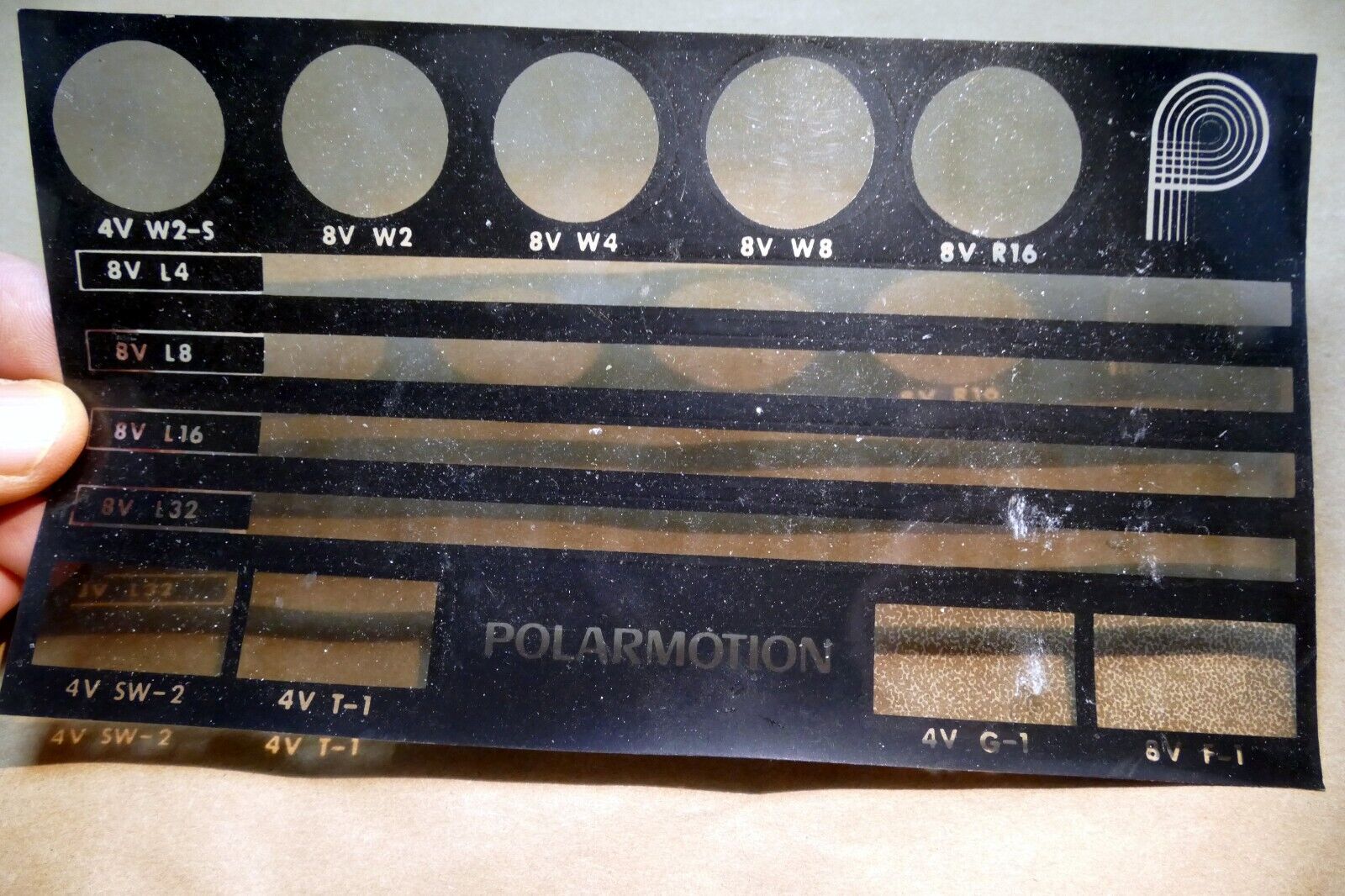 Microscope Microscopy s Polarmotion kit sheet W2-S W4 R16 L32