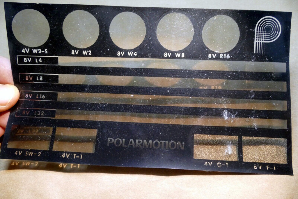 Microscope Microscopy s Polarmotion kit sheet W2-S W4 R16 L32