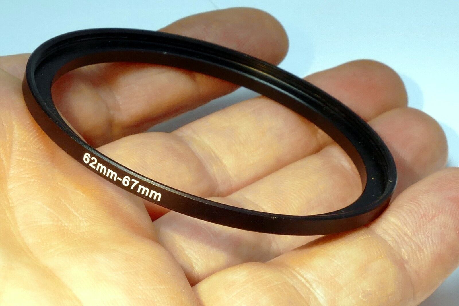 62mm to 67mm  lens ring step Up threaded male to female thin profile wide angle