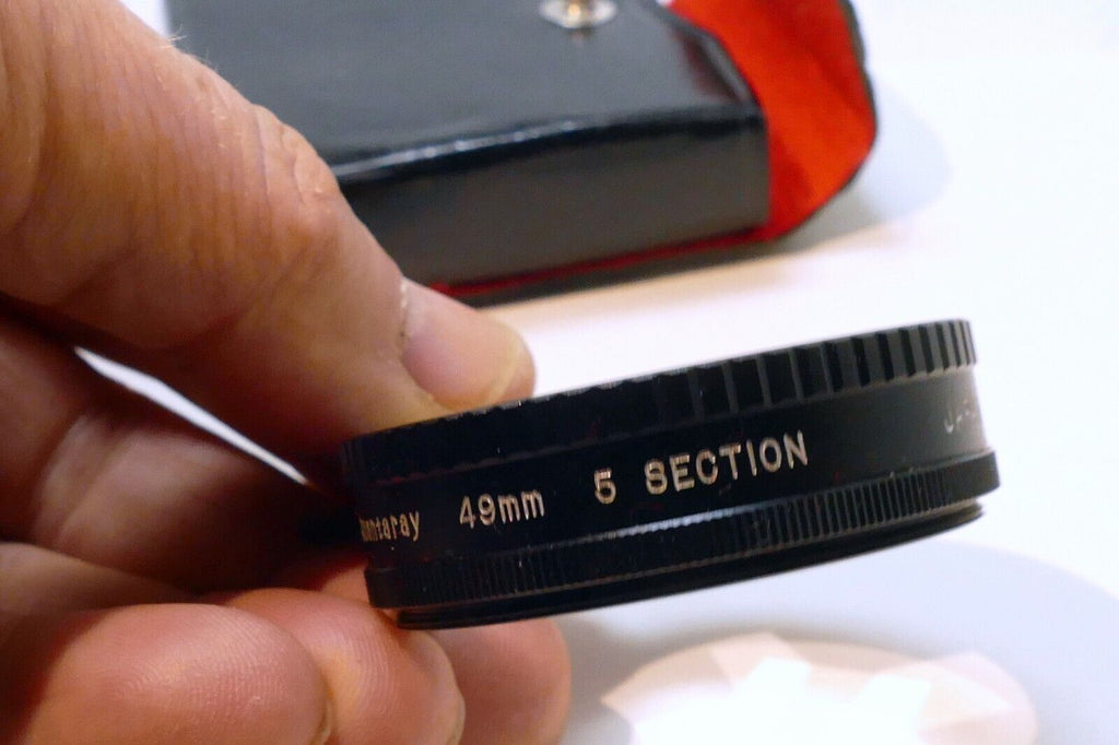 Quantaray  49mm Lens Filter 5 Section special effect multi-vision image