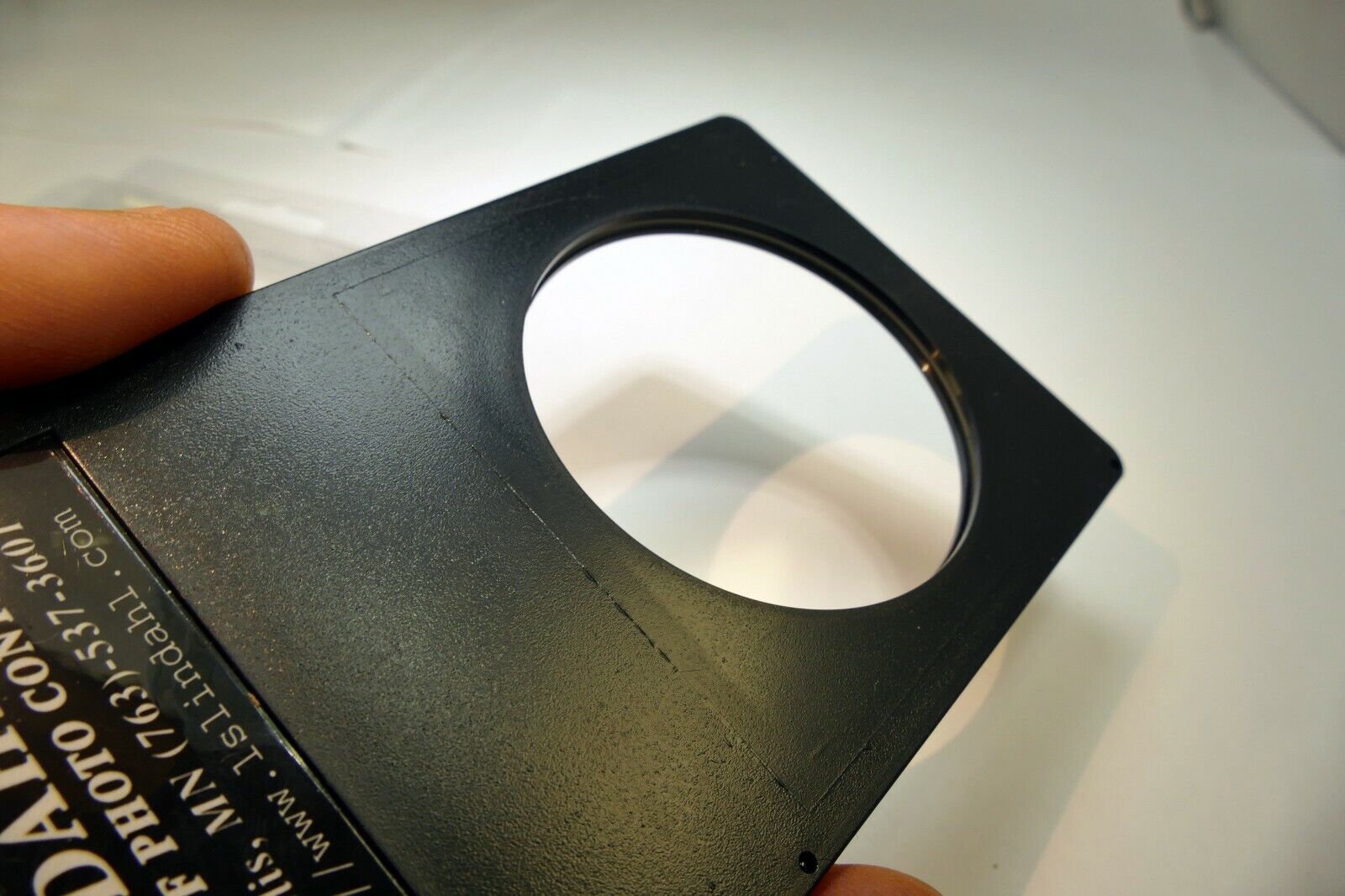 Close-up +1 Macro lens Filter drop in square 3X3" for Lindahl specialties