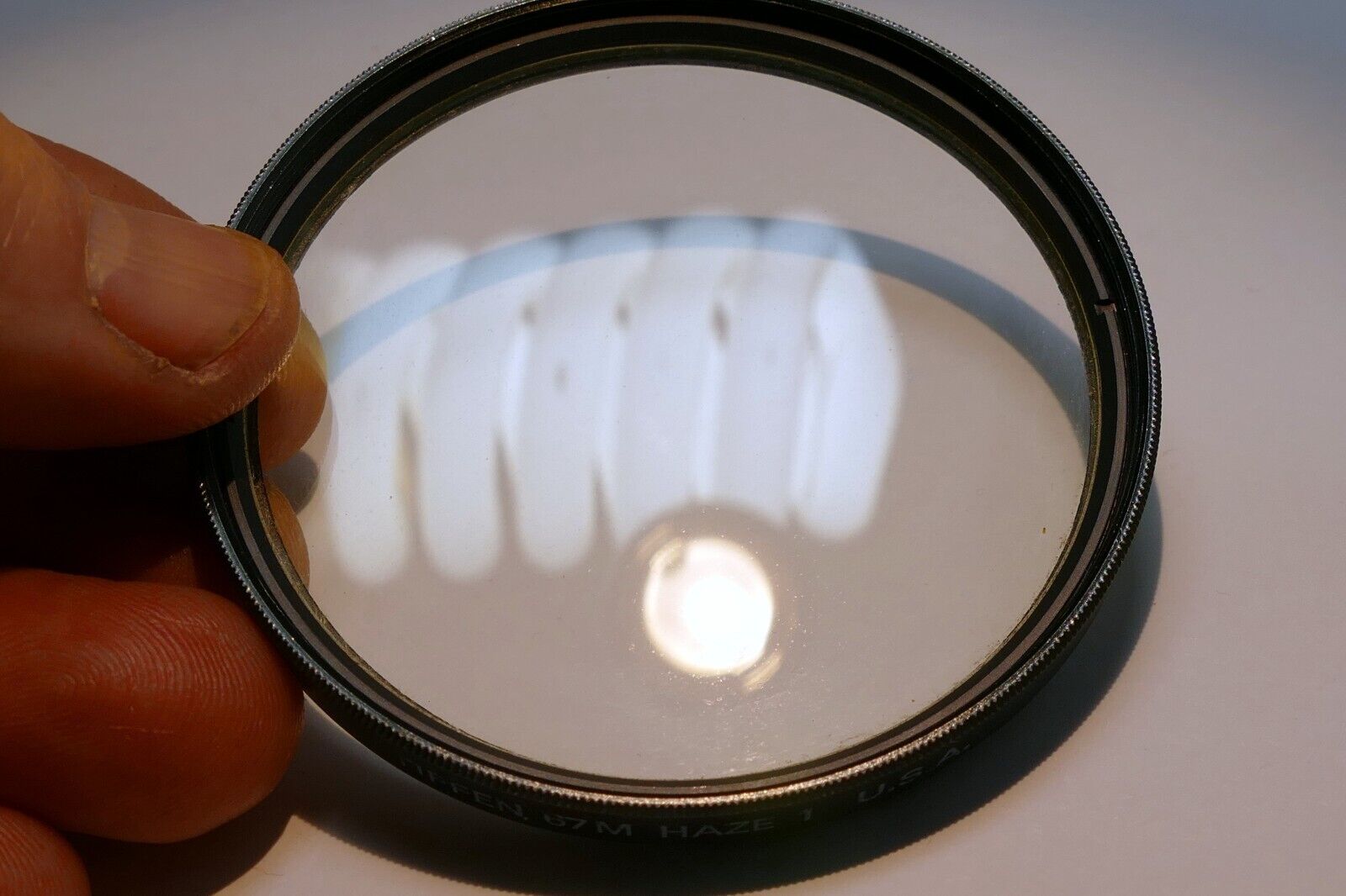Tiffen 67mm filter made in USA Haze-1 UV protection