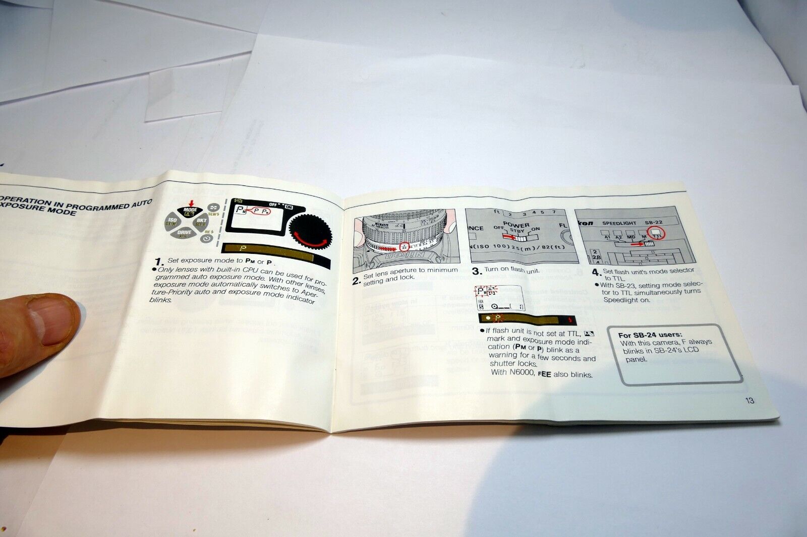 Nikon N6006 N6000 CAMERA FLASH Photography GUIDE Book manual English EN